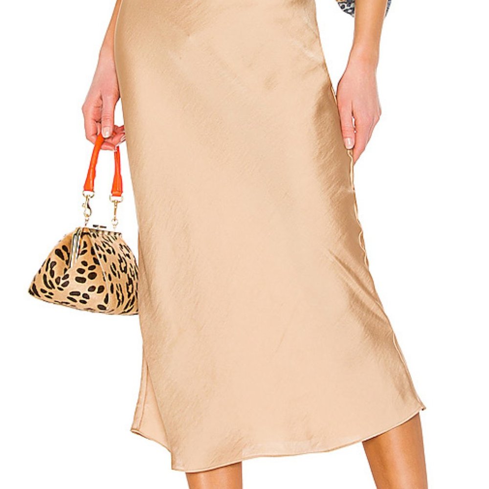 Free People Normani Bias Skirt, SZ 0, NWT